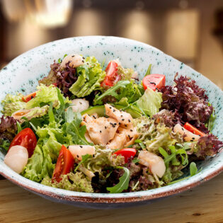 Ensalada de pollo estilo asiático