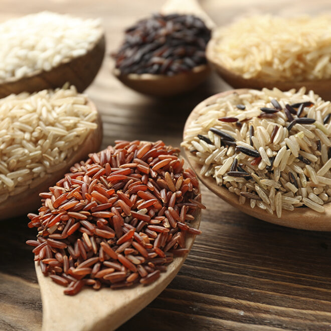Tipos de arroz según su carga glucémica