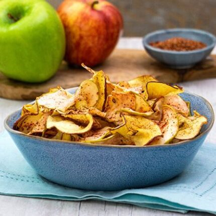 Chips de manzana: un bocadillo saludable para el disfrute del Mundial