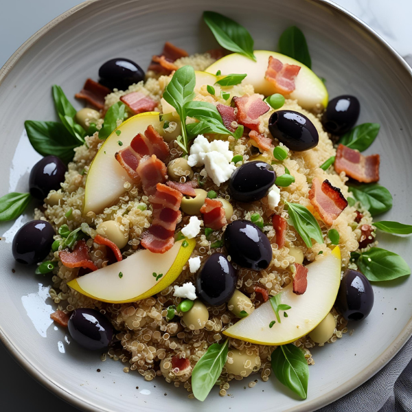¡Antojo de algo fresco y deli! Prepara esta ensalada de quinoa con peras ¡Antojo de algo fresco y deli! Prepara esta ensalada de quinoa con peras
